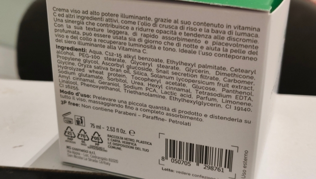 Bionell | Crema Viso Illuminante da 75ml